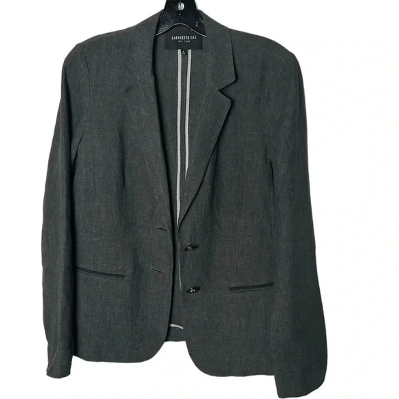 Lafayette 148 ,LINEN 100% ,blazer,sz 4. Reg for 841$. Like new!quiet luxury - Picture 1 of 14